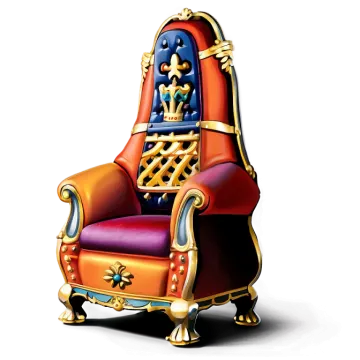 a chair with a skeleton on it's back