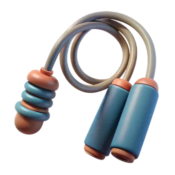 a pair of ear plugs with two different colors