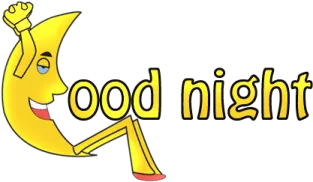 the logo for good night