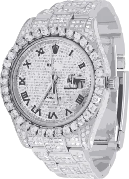 a watch with diamonds on the face