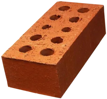 a brick with holes on it