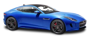 a blue jaguar car