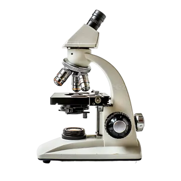 a microscope on a white background