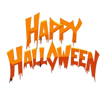 happy halloween text with bats and bats
