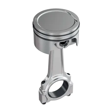 a close up view of the top end of a cylinder