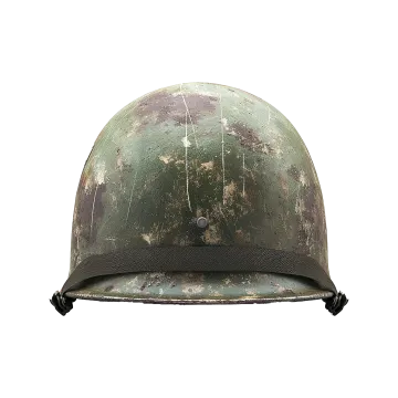 the helmet is dirty