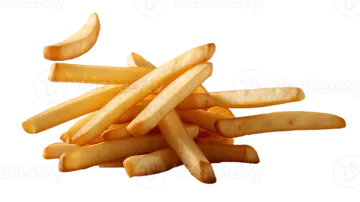 a pile of french fries