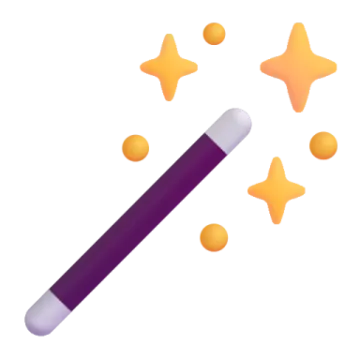 a pencil with stars around it