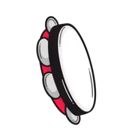 an image of a red and white ring