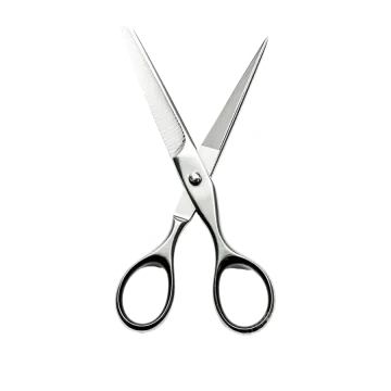 a pair of scissors on a white background