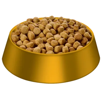 a gold bowl filled with peanuts