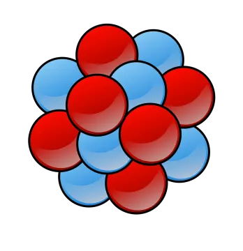 a bunch of red and blue balloons