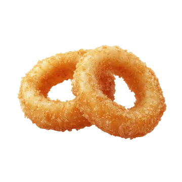 a pair of onion rings