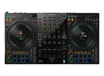 the pioneer dj controller is shown in this image