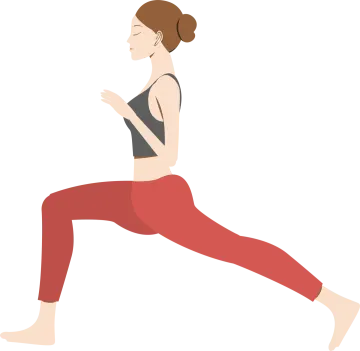 a woman in red leggings doing yoga