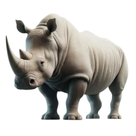an image of a rhino on a white background
