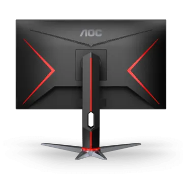 the aoc gaming monitor is shown on a white background