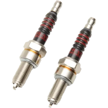 a pair of spark sparks on a white background