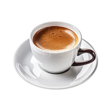 a cup of coffee on a saucer