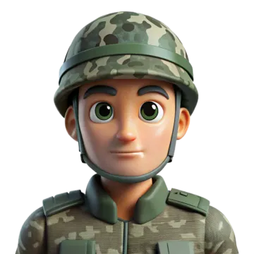 a toy soldier with a helmet and uniform