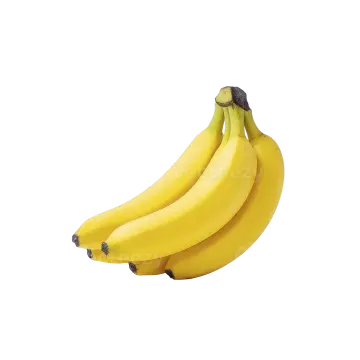 a bunch of bananas on a white background
