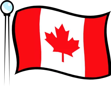 a canadian flag