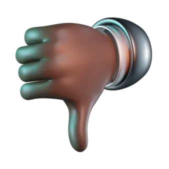 an ear with a brown substance on it