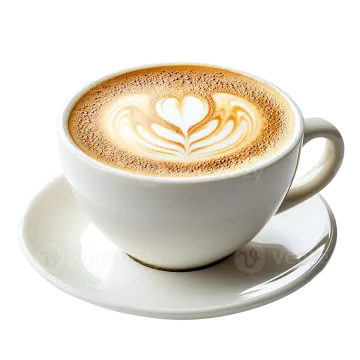 a cup of coffee on a saucer