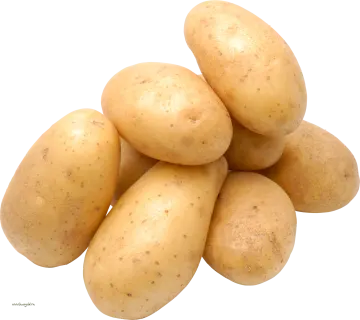 a pile of potatoes