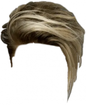 a close up of a man's hair