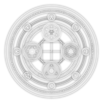a white circle with the seven chakras in it