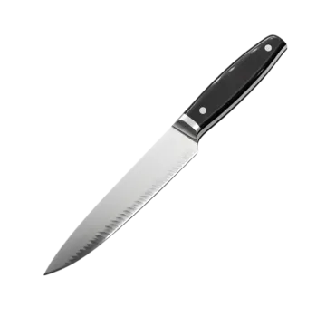 a knife on a white background