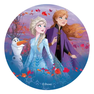 a frozen princess and olaf from frozen world