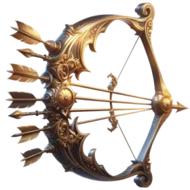 an image of a bow and arrow