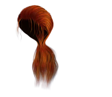 a drawing of a woman's hair