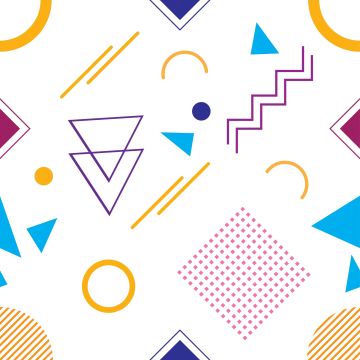 a pattern with geometric shapes