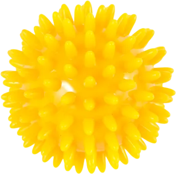 a yellow flower made out of plastic balls