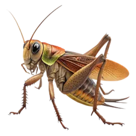 a close up of a grasshopper insect