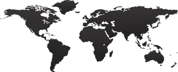 a black and white world map