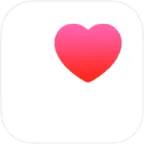a red heart on a white background