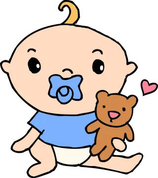 a baby with a teddy bear in his arms