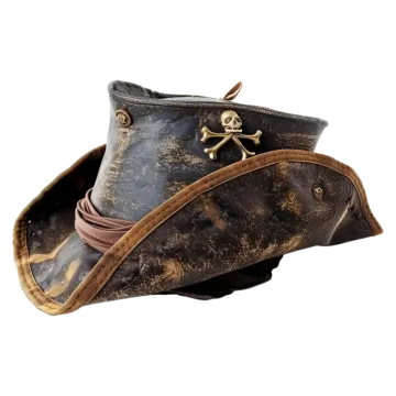 a pirate hat on a white background