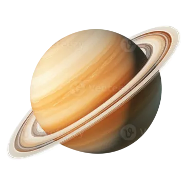 an illustration of the planet saturn