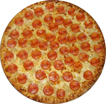 a pizza with tomatoes and cheese on it