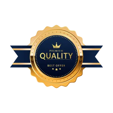 the premium quality award badge