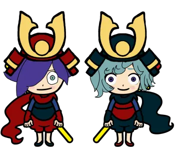 two different versions of the same character