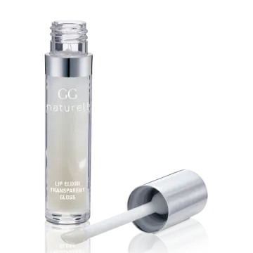 a bottle of gg lip repair serum on a white background