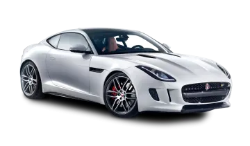 a silver sports car on a white background