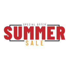 the logo for summer sale