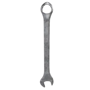 A wrench on a white background